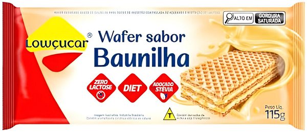 Wafer Lowçucar Baunilha 0% Açúcar 115g