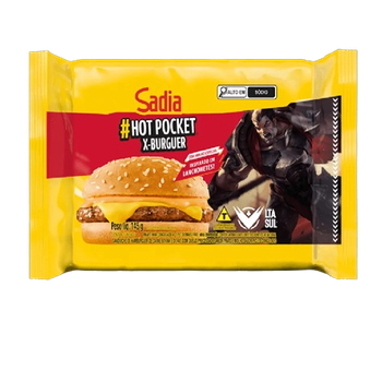 X-Burguer Sadia Hot Pocket Tradicional 145g