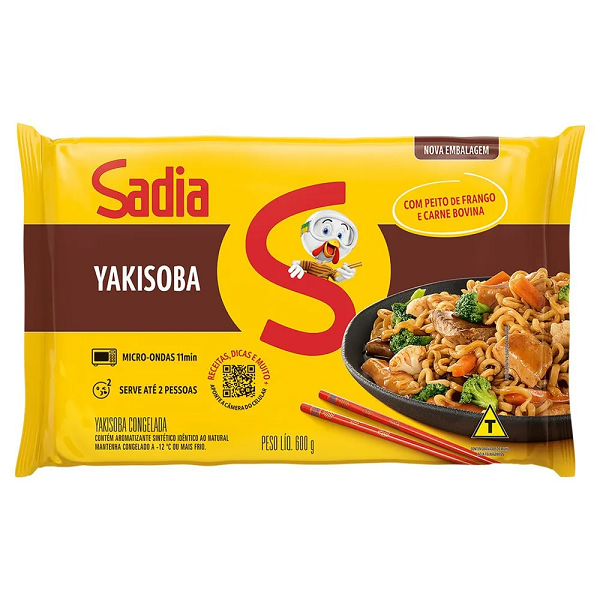 Yakisoba Sadia Tipo Oriental 600g