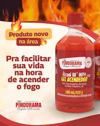 ALCOOL GEL ACENDEDOR PINDORAMA 80 INPM 4