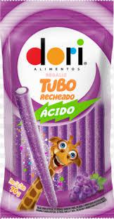BALA REGALIZ DORI TUBO RECHEADO ACIDO UV