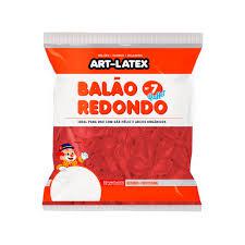 BALAO LISO 7.0 PIC PIC VERMELHO C/50U
