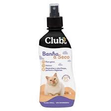BANHO A SECO GATOS 300ML CLUB