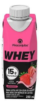 BEB LAC PIRACANJUBA WHEY 15G MORANGO 250
