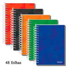 CADERNETA ESPIRAL 1/8 FLEX 48FLS (PAUTA