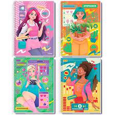 CADERNO UNIV 12M 240FLS POP FASHION