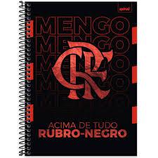 CADERNO UNIV. C/D 1X1 FLAMENGO 80FLS