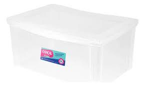 CAIXA ORGANIZADORA 65L TRANSPARENTE MERC