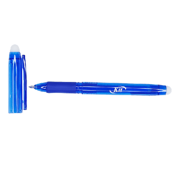CANETA APAGAVEL MULTIUSO AZUL