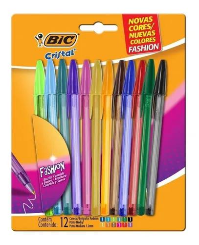 CANETA BIC CRISTAL SORTIDAS