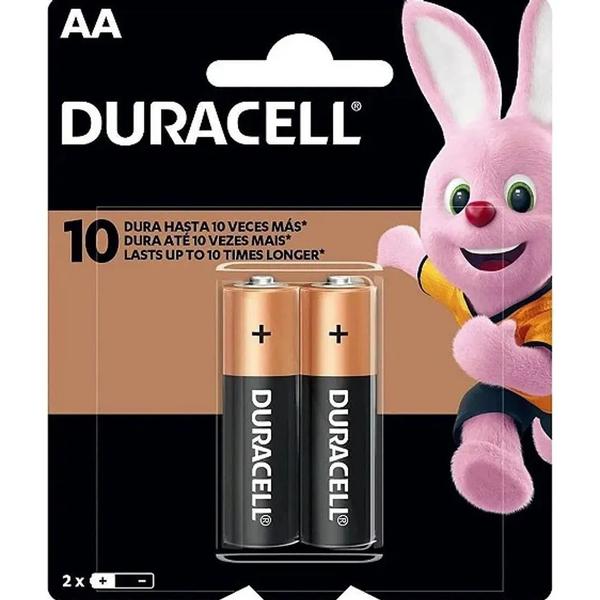 CARTELA PILHA  ALC PEQ.AA DURACELL C/2UN