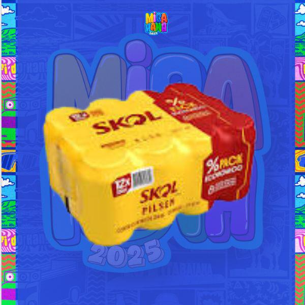 CERVEJA SKOL LATA MULTIPACK 350ML