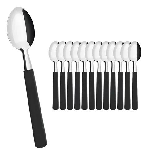 COLHER PARA MESA PRETO 12UN SIMONAGGIO (