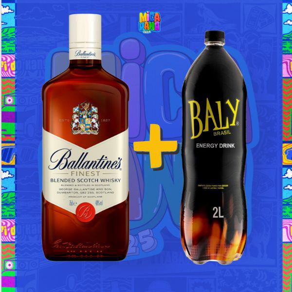 COMBO 01 BALLANTINES 750ML + 01 ENERG. B