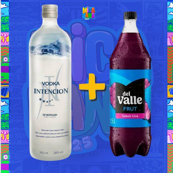 COMBO 01 VODKA INTENCION 900ML + 01 SUCO