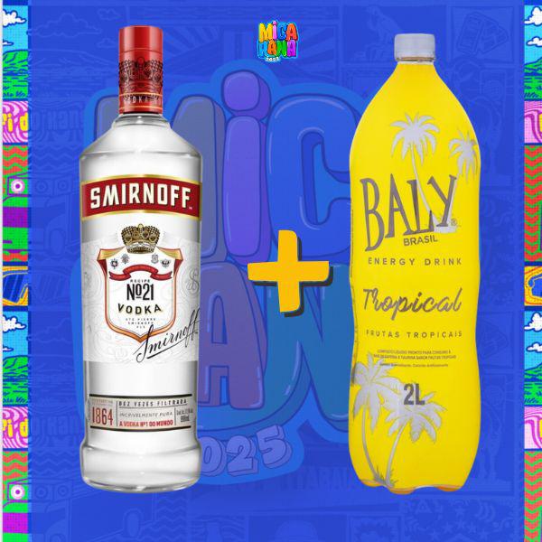 COMBO 01 VODKA SMIRNOFF 998ML + 01 ENERG
