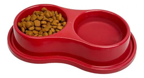COMEDOURO PARA CAES E GATOS DUPLO GRANDE