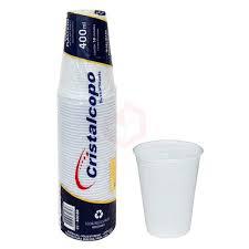 COPOS DESCARTAVEL CRISTAL COPO BRANCO 40