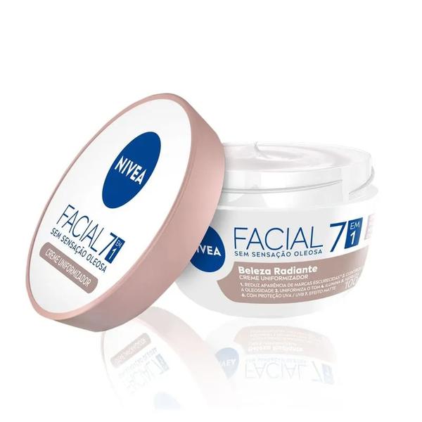 CREME FACIAL 7EM1 PELE NEGRA NIVEA 100G