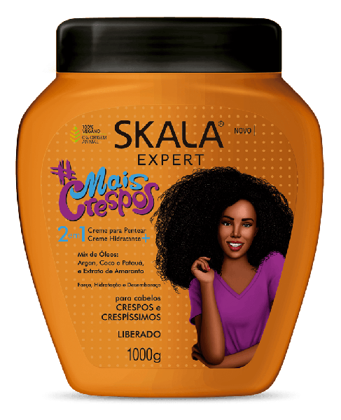 CREME P/CABELO SKALA MAIS CRESPOS  1KG