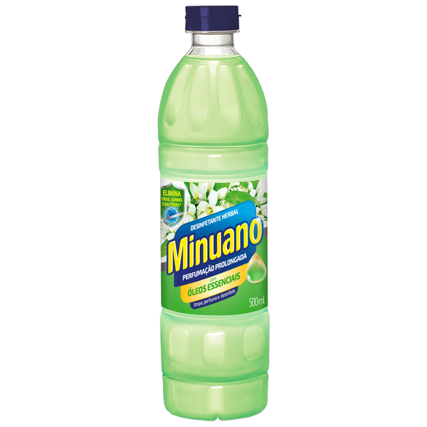 DESINFETANTE MIN HERBAL VERDE 500ML