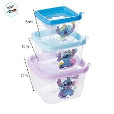 DISNEY KIDS POTE RETANGULAR 6 PECAS STIT