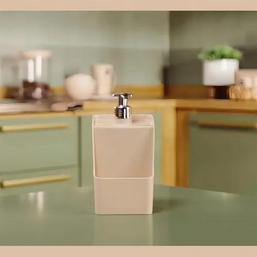 DISPENSER SLIM FULL METALLIC BEGE