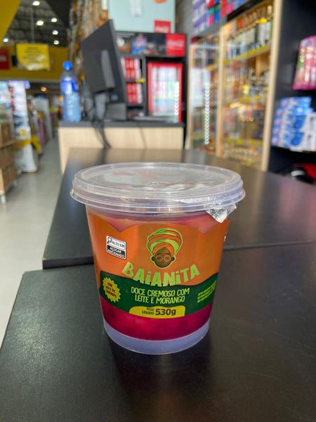 DOCE CREMOSO COM LEITE E MORANGO BAIANIT