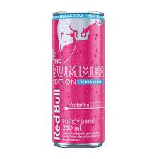 ENERGETICO RED BULL SUGAR FREE NECTARINA