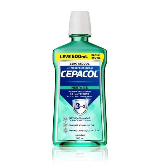 ENXAG CEPACOL S/A MENTA ICE 500+250ML