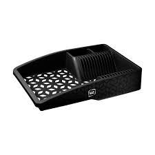 ESCORREDOR DE LOUCA SLIM PRETO SOLIDO UZ