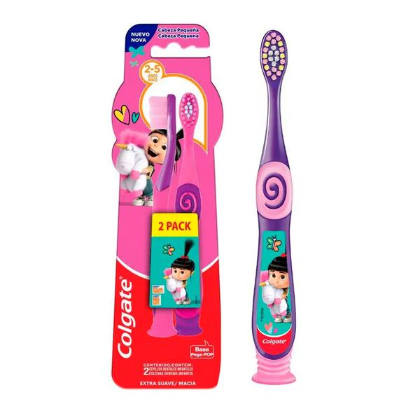 ESCOVA DENT COLG SMILES AGNESEFLUFFY 2PK