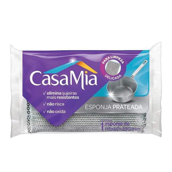 ESPONJA CASAMIA ANTI RISCO PRATEADA