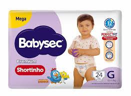 FRALDA BABYSEC PREMIUM SHORT.MEGA XXXG C