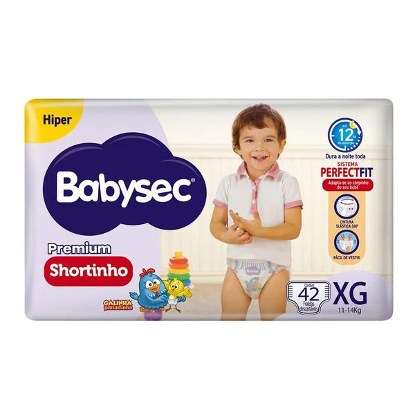 FRALDA BABYSEC SHORTINHO HIPER XG C/42