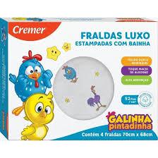 FRALDA CREMER LUXO BAINHA GALINHA PINT C