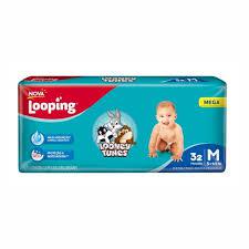 FRALDA LOOPING LOONEY TUNES MEGA M 32UN