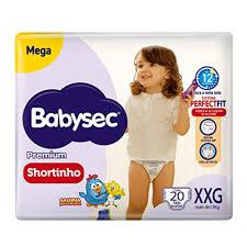 FRALDA MEGA BABYSEC SHORTINHO XXG20