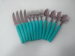 GARFO BELIZE 12 PECAS PARA MESA TURQUESA
