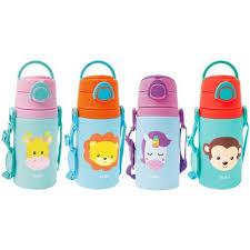 GARRAFA INFANTIL C/CANUDO E ALCA 400ML