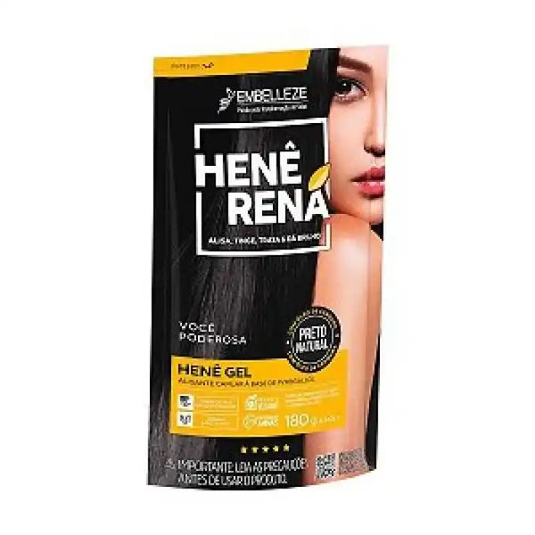 GEL ALISANTE HENE RENA PRETO NATURAL 70G
