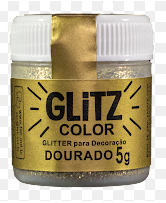 GLITTER P/ DECORACAO DOURADO 5G
