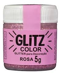 GLITTER P/ DECORACAO ROSA 5G