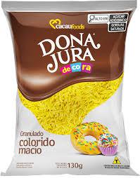 GRANULADO DONA JURA MACIO AMARELO 130GR