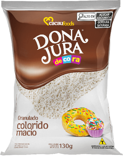 GRANULADO DONA JURA MACIO BRANCO 130GR