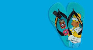 HAVAIANA SIMPSONS AZUL TRAD/PTO 41/42