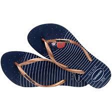 HAVAIANA SLIM NAUT MAR/RS GOLD 35/36
