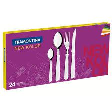 JOGO TALHERES TRAMONTINA INOX NEW KOLO