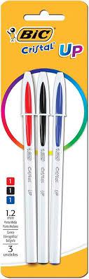 KIT DE CANETAS BIC CRISTAL UP TRES CORES