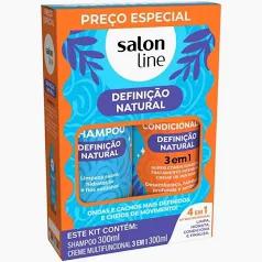 KIT SH+CR SALON LINE MT SOS DEF NATURAL